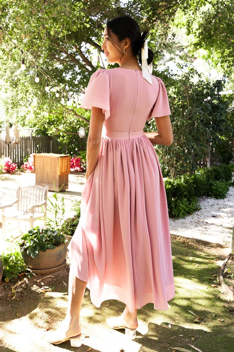Abbie Dress in Blush