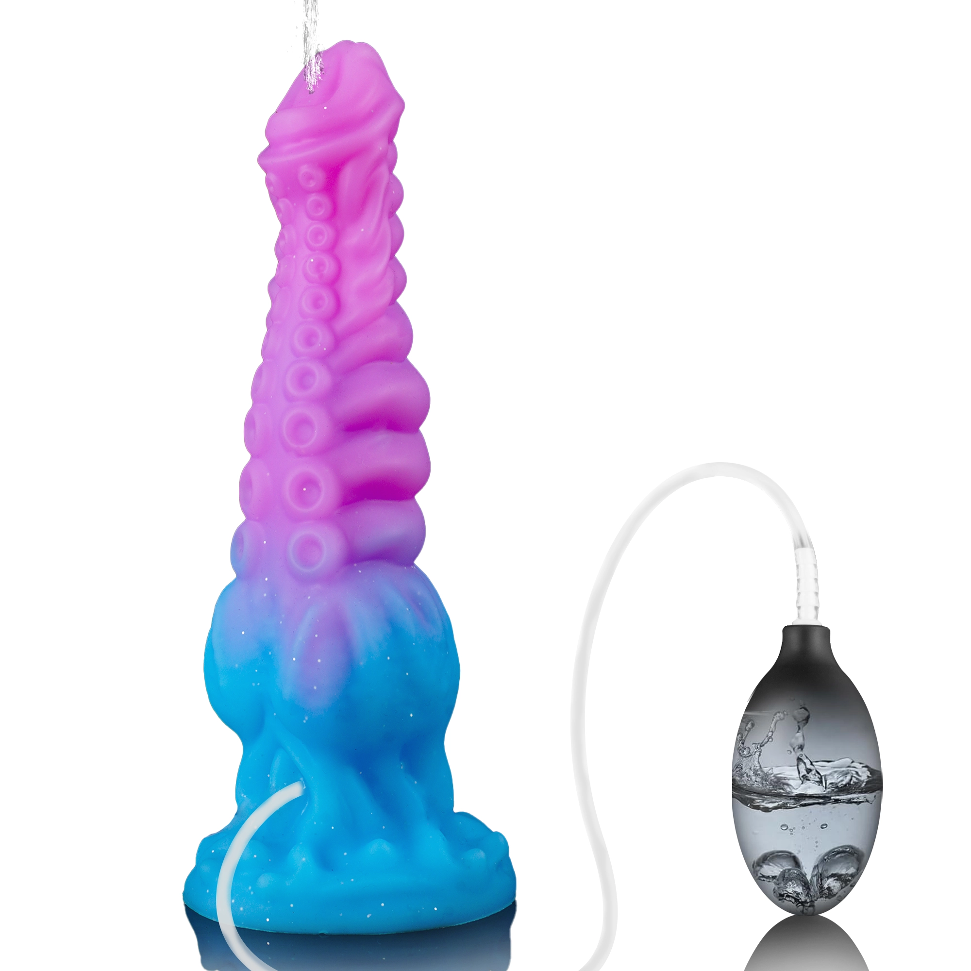 Akkoro 9.71 Squirting Tentacle Dildo With a Knot & Octopus Texture-Laphwing