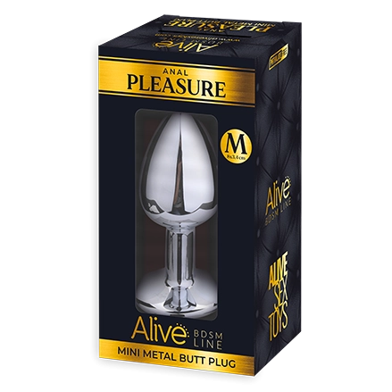 ALIVE Jewel Metal Butt Plug MEDIUM