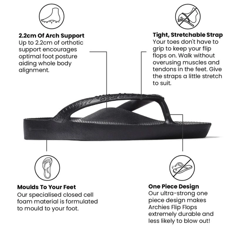 Archies Arch Support Adult Thongs