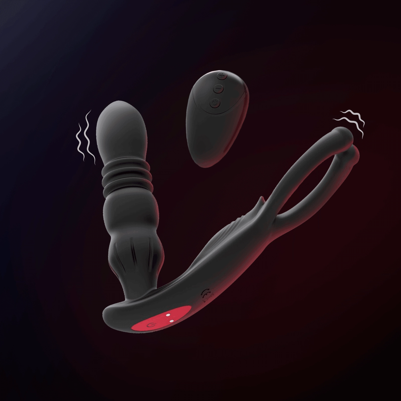 Ares Cock Ring Butt Plug