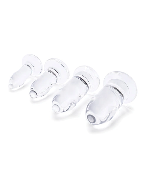 B-vibe Glass Anal Dilator 4 Pc Training Set