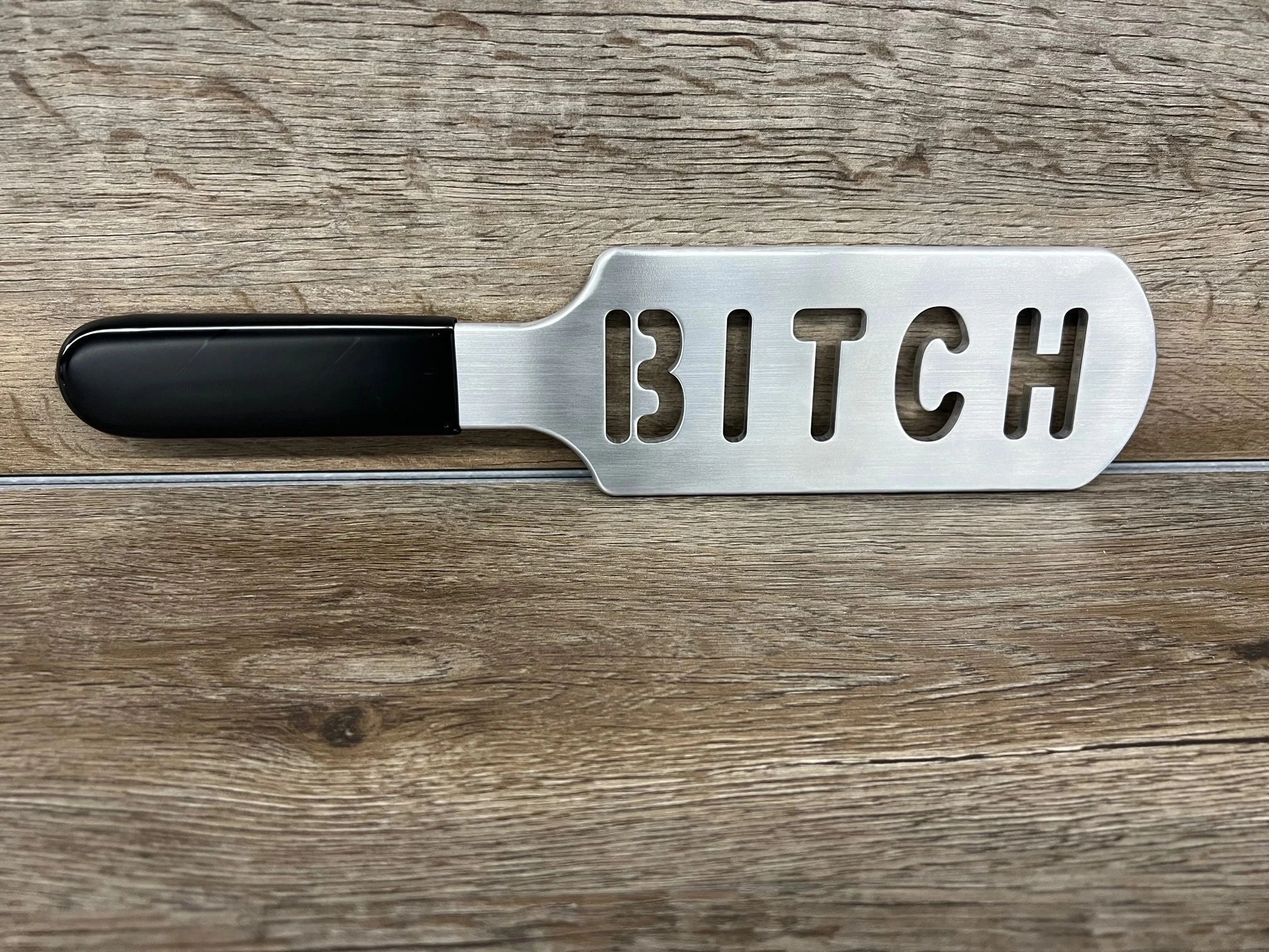 BITCH Spanking Paddle in Aluminum