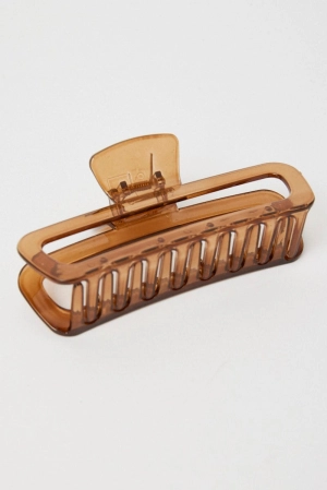 Brown Large Hair Claw Clip