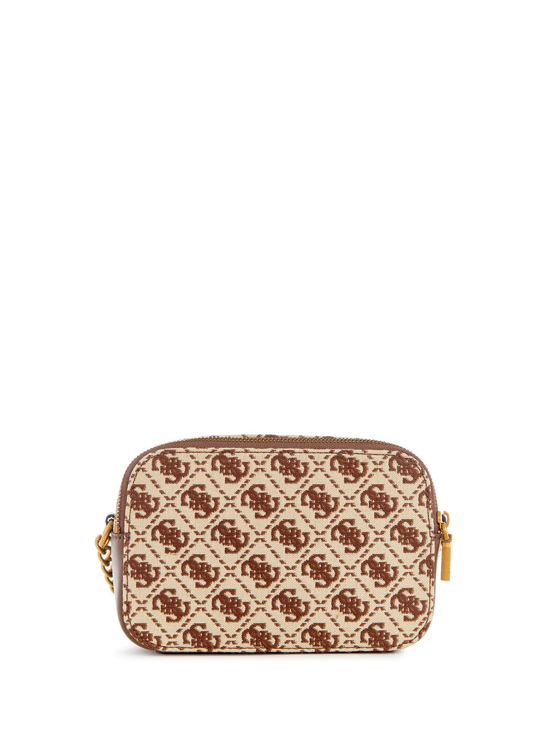 Brown Logo Izzy Crossbody Camera Bag