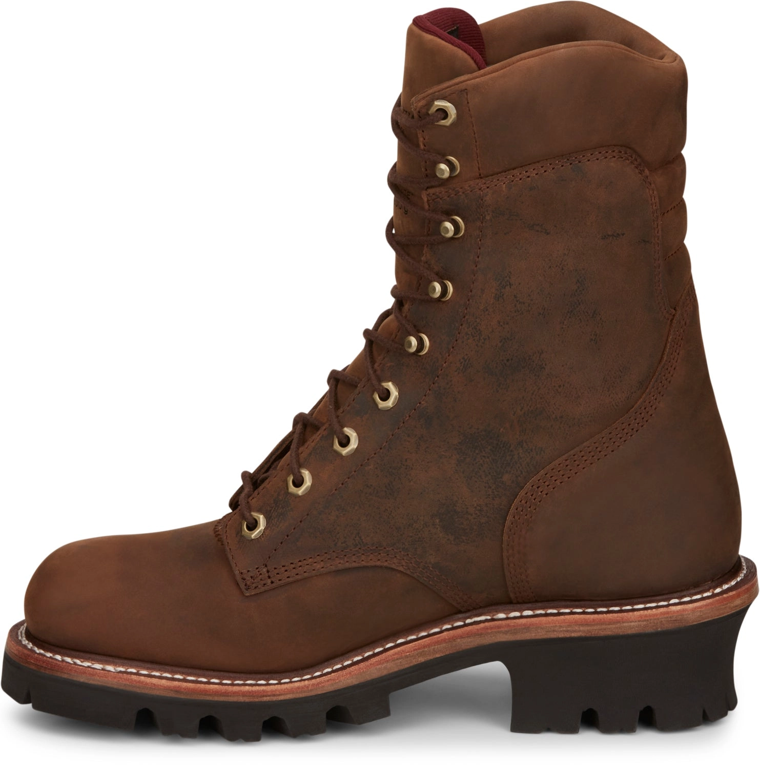 Chippewa Mens Super DNA 9in Waterproof 400G Bay Apache Leather Work Boots