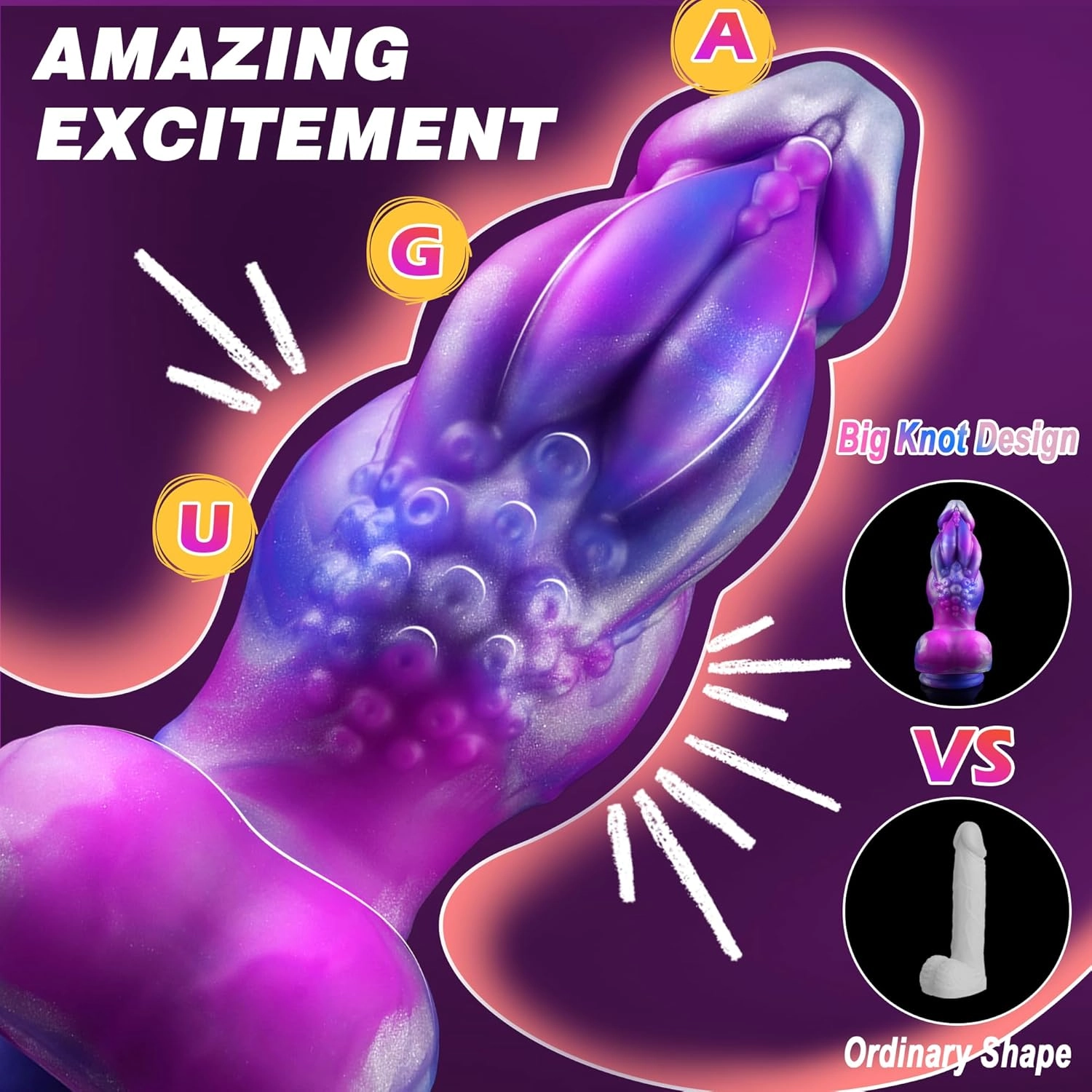 Dean 7.09 Monster Knot Dildo-Laphwing