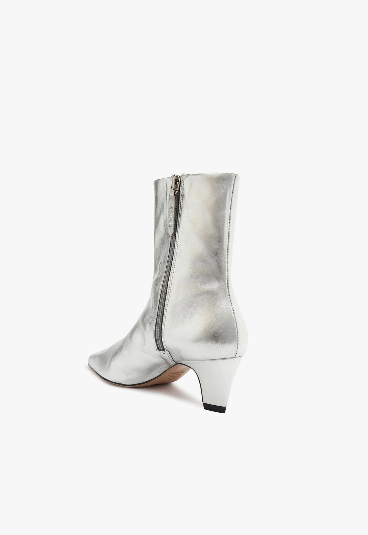 Dellia Metallic Leather Bootie