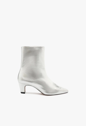 Dellia Metallic Leather Bootie