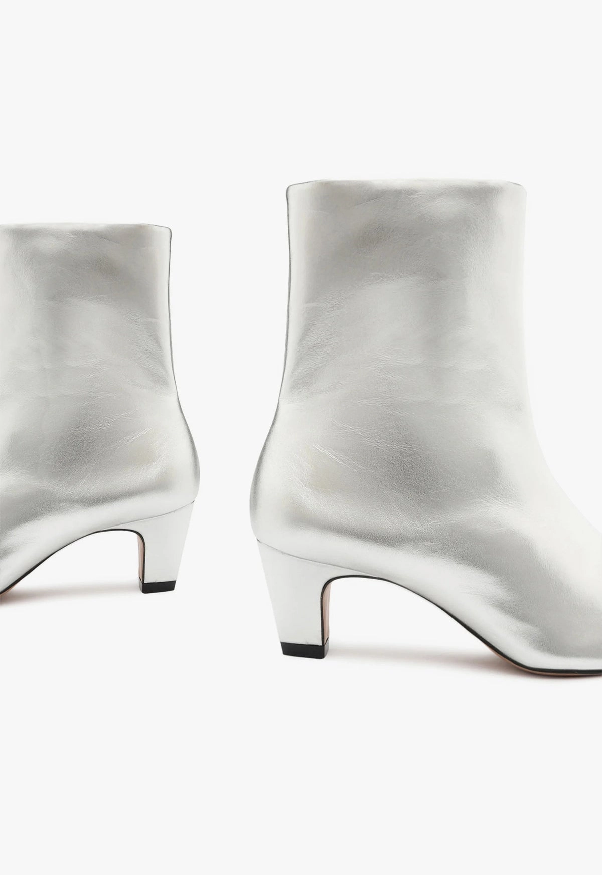 Dellia Metallic Leather Bootie