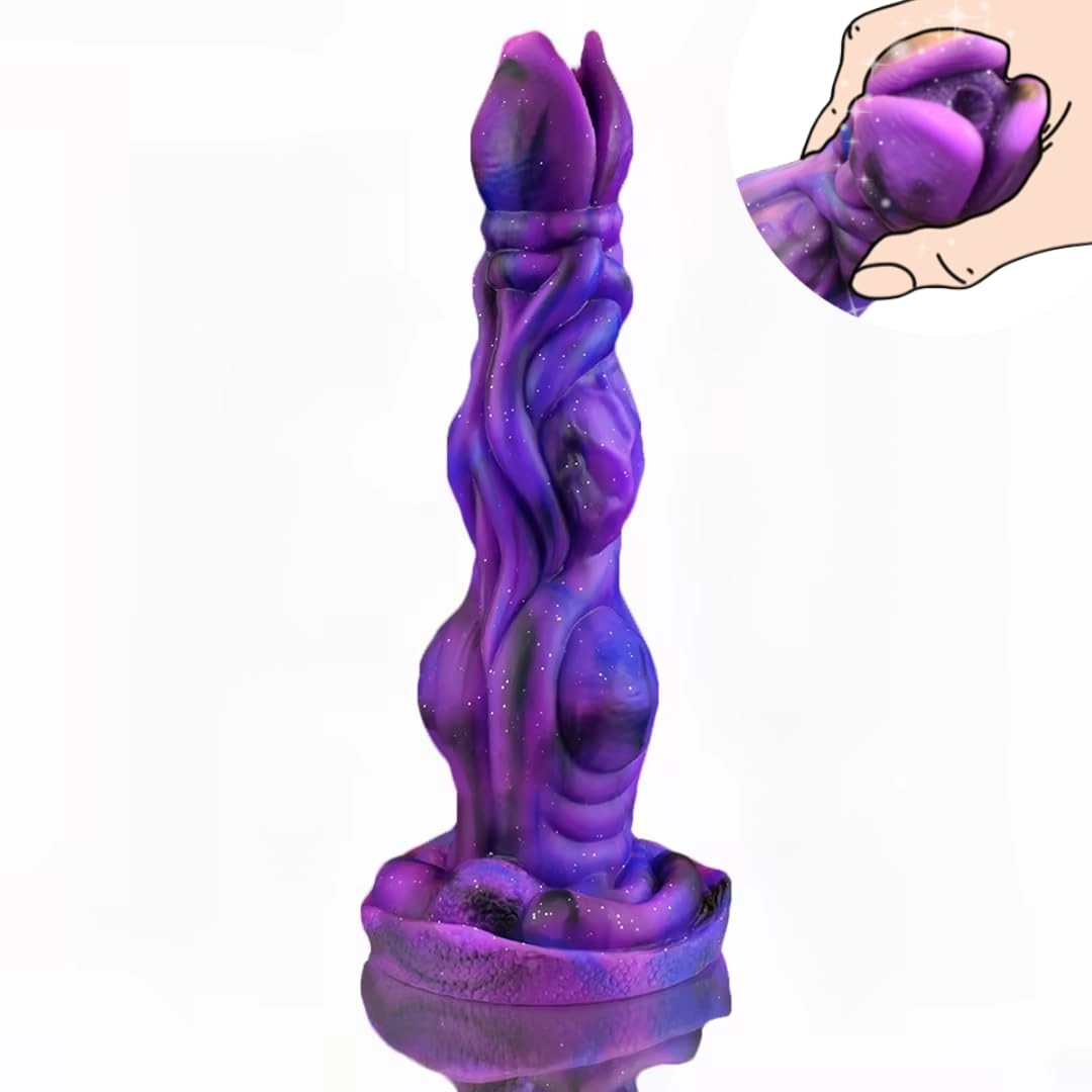 Demo 9.2 Fantasy Monster Dildo With Two Big Knots - Laphwing