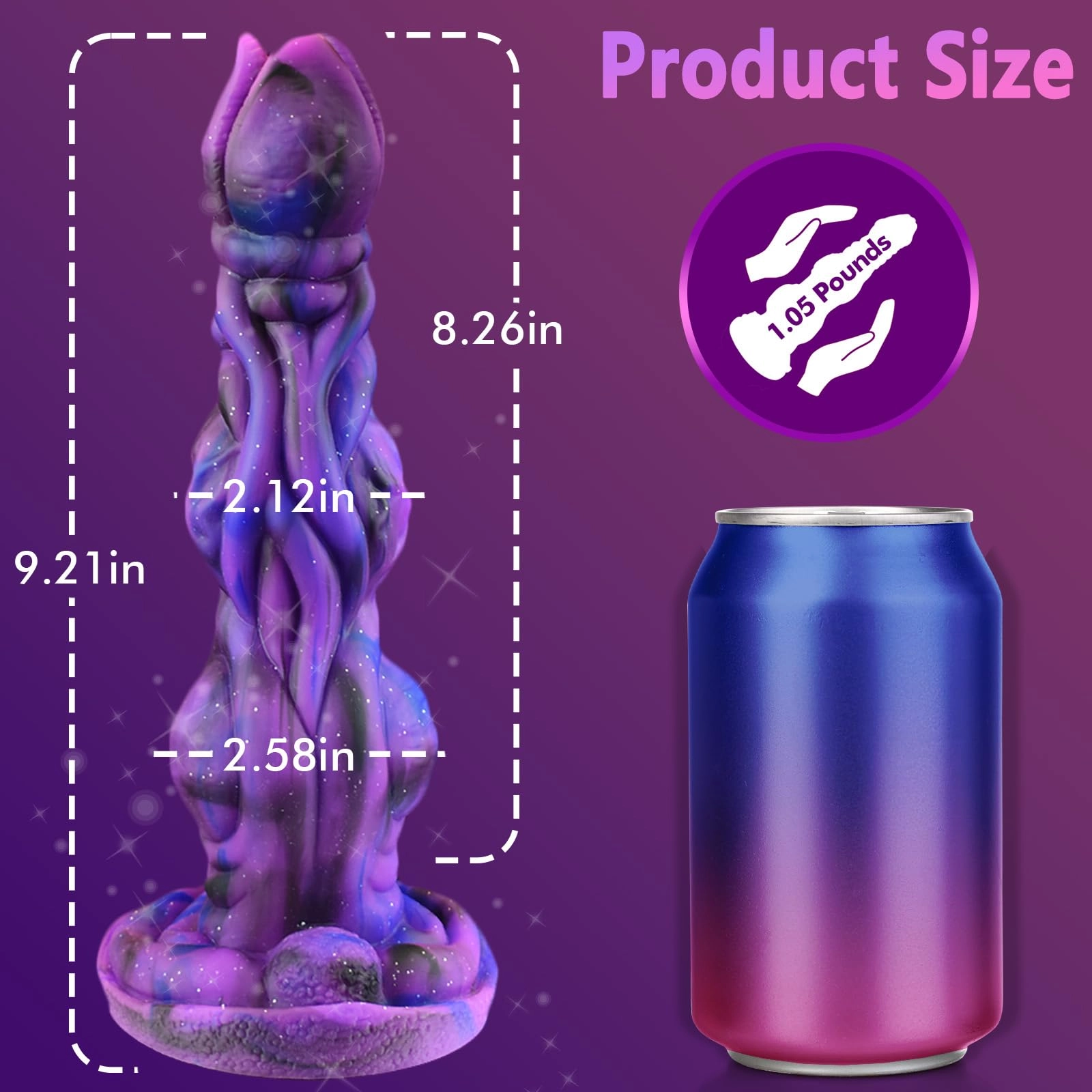 Demo 9.2 Fantasy Monster Dildo With Two Big Knots - Laphwing