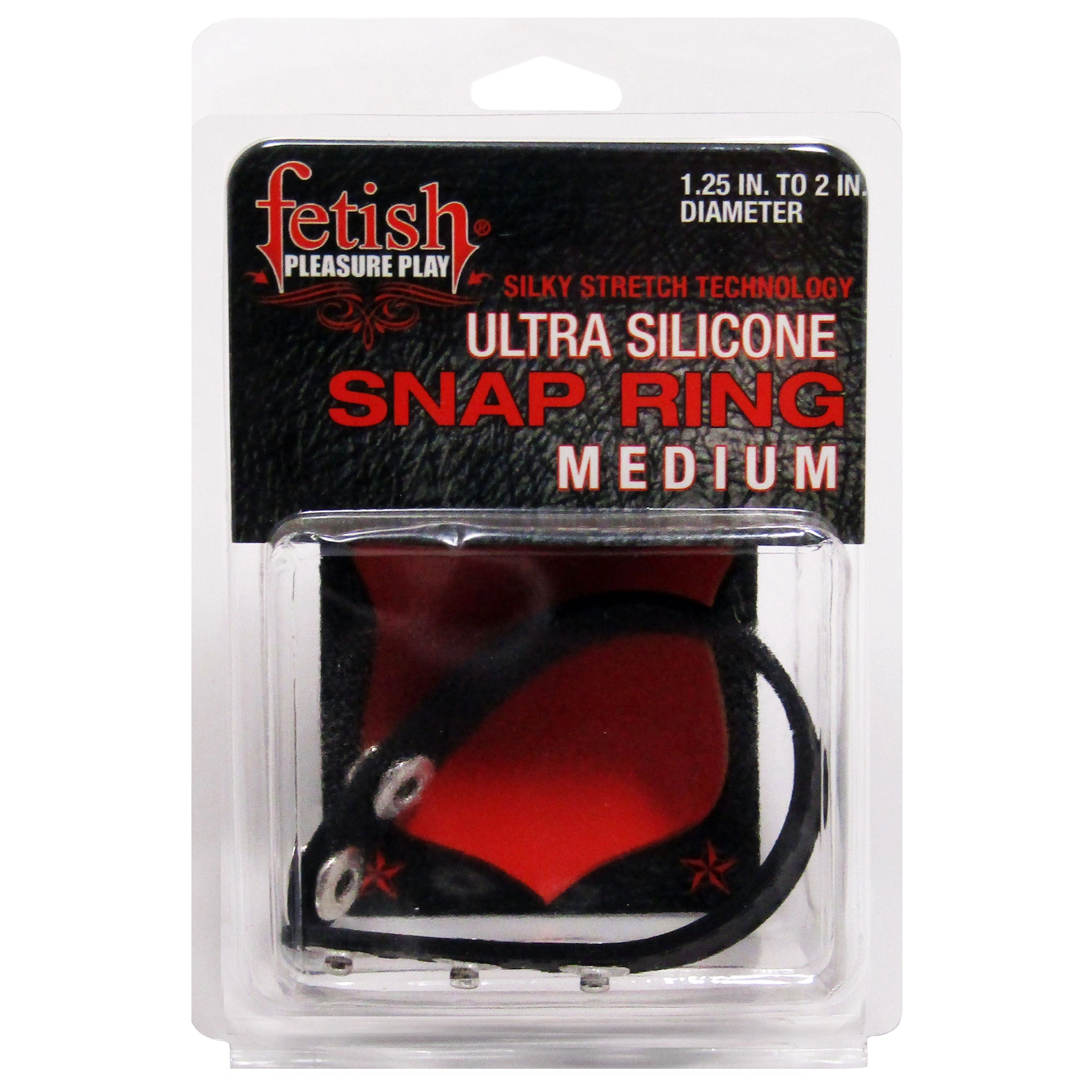 Fetish Pleasure Play Medium Snap Ring