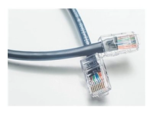 Fiber Cables Direct No Kink - Patch cable - RJ-45 (M) to RJ-45 (M) - 3 ft - UTP - CAT 5e - black FCDUS115V975