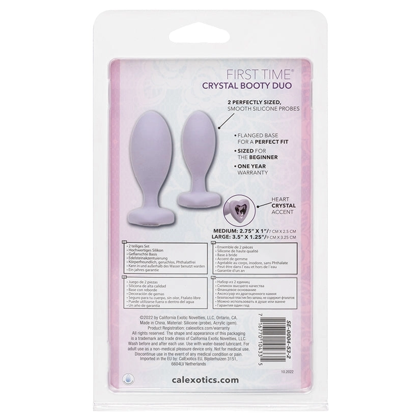 First Time Love Crystal Booty Duo-Purple