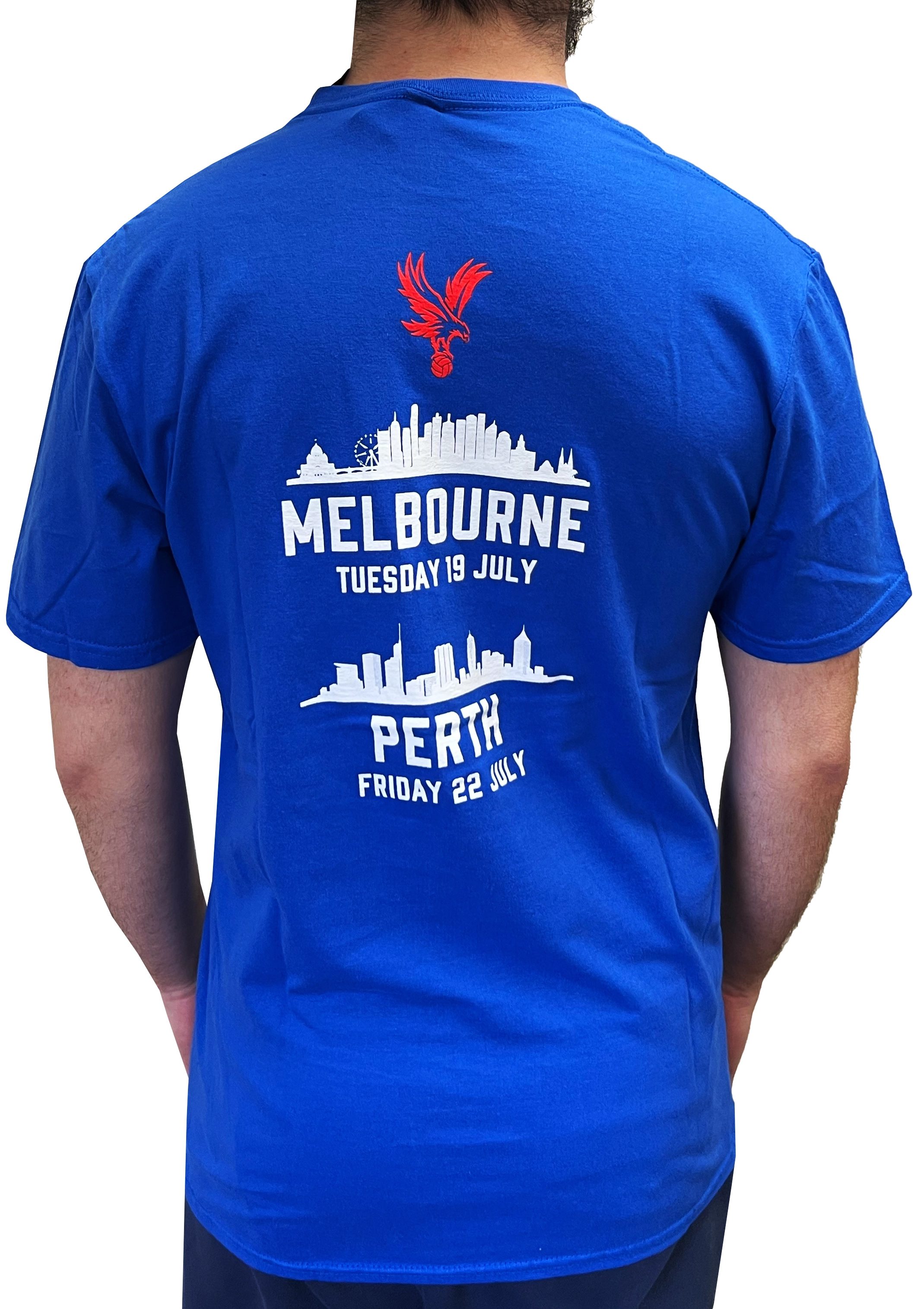 Gildan Adult Crystal Palace Supporter Tee Blue