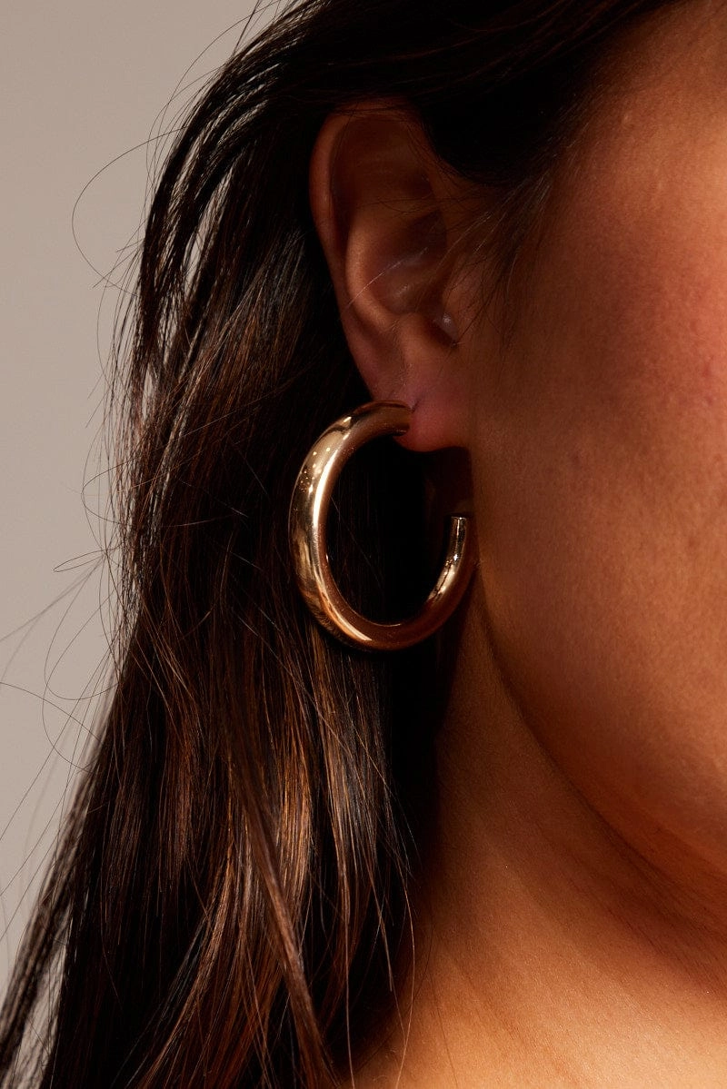 Gold 3 Pack Hoop Earrings
