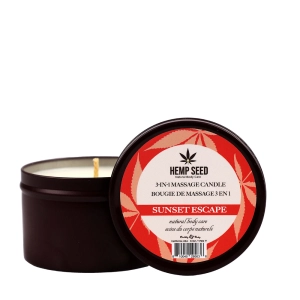 Hemp Seed 3-In-1 Massage Candle Sunset Escape 6 oz.