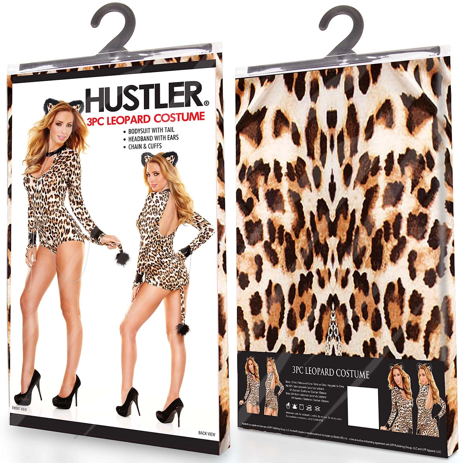 Hustler 3Pc Leopard Costume