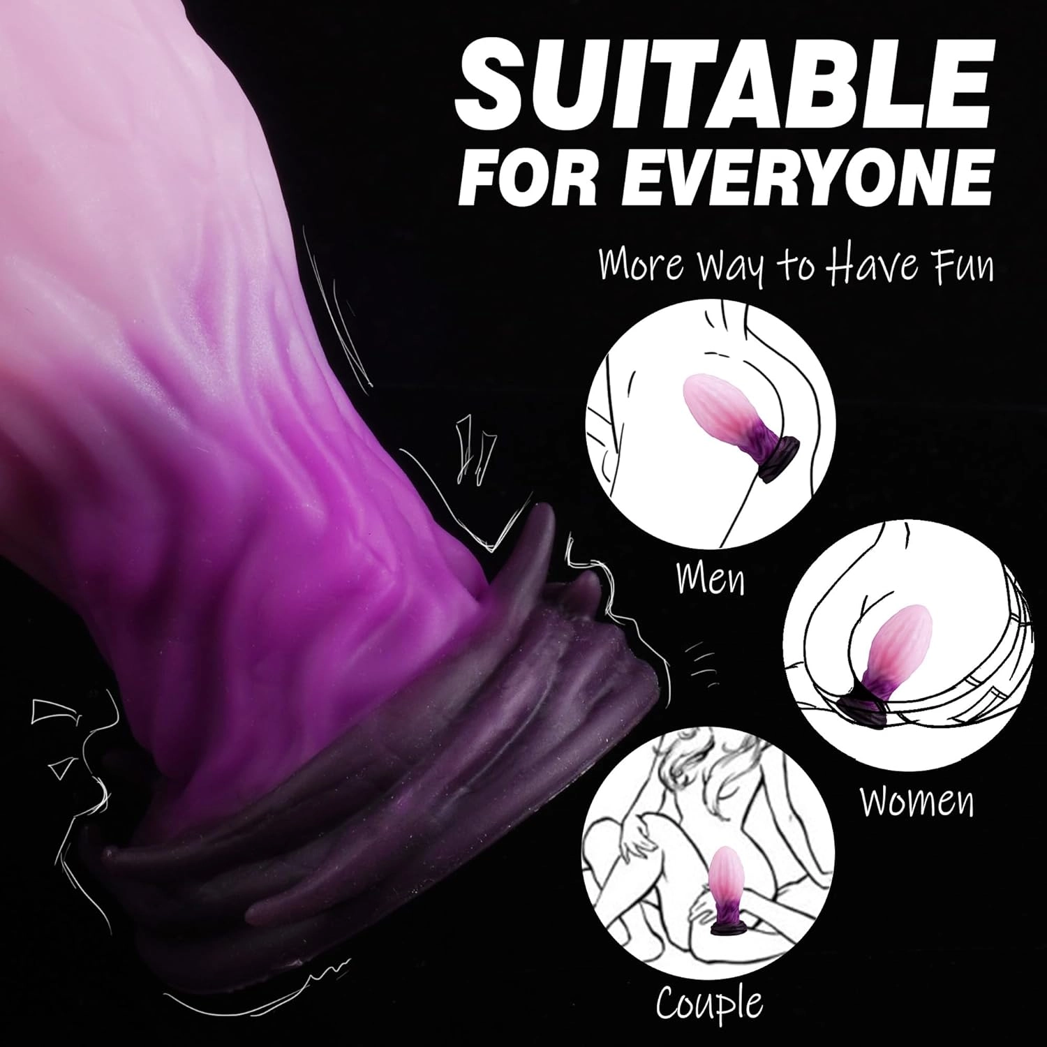 Jim 6.10in Huge Butt Plug Fantasy Dildo-Laphwing