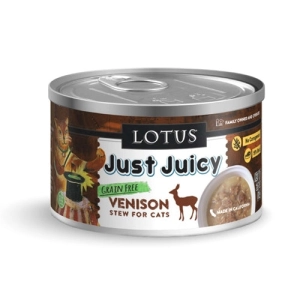 Lotus Cat Just Juicy Venison Stew Canned Cat Food