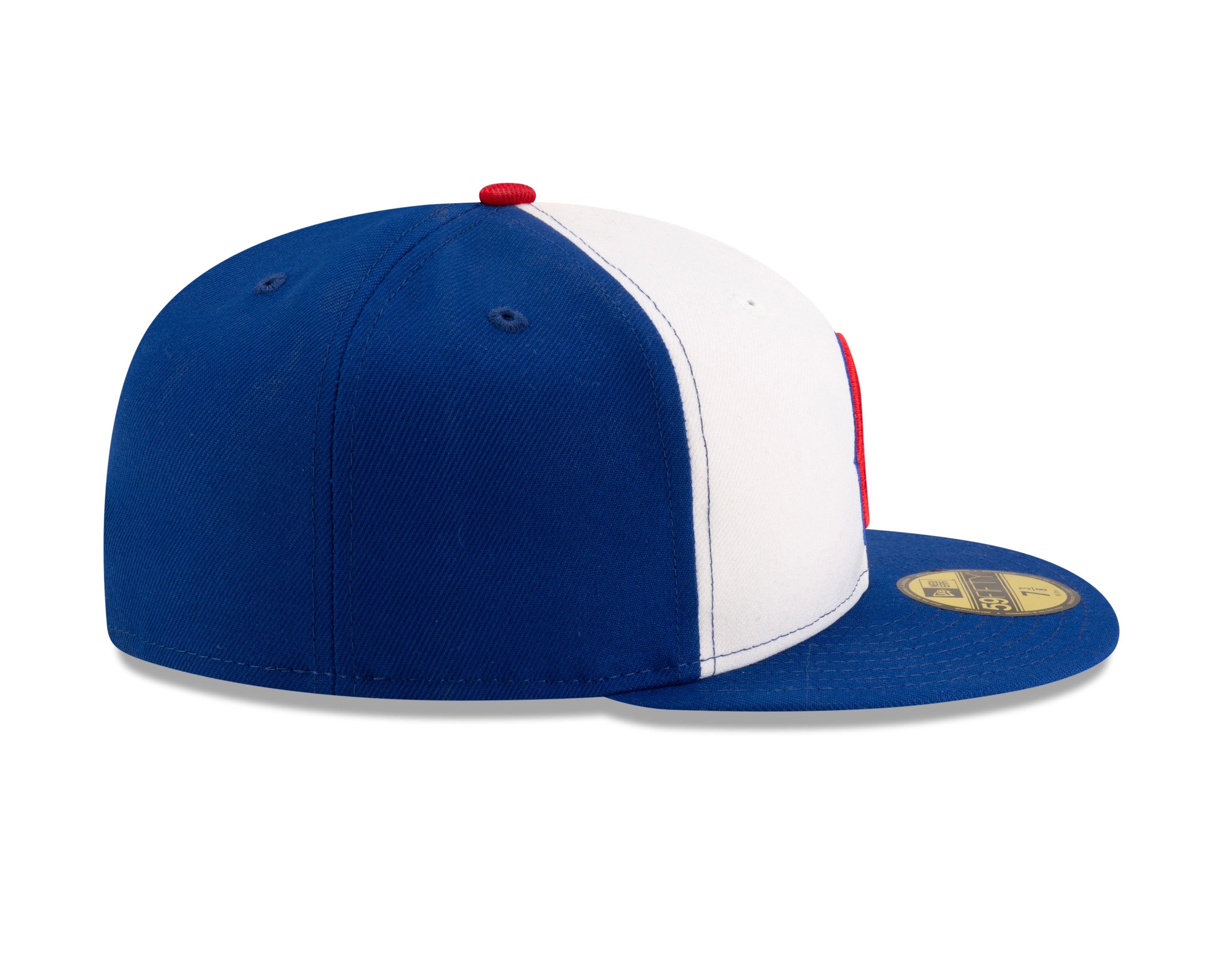 Men's Chicago Cubs 2025 New Era White/Royal Alternate Authentic Collection On-Field 59FIFTY Fitted Hat