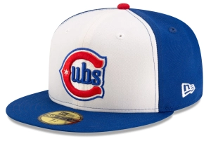 Men's Chicago Cubs 2025 New Era White/Royal Alternate Authentic Collection On-Field 59FIFTY Fitted Hat
