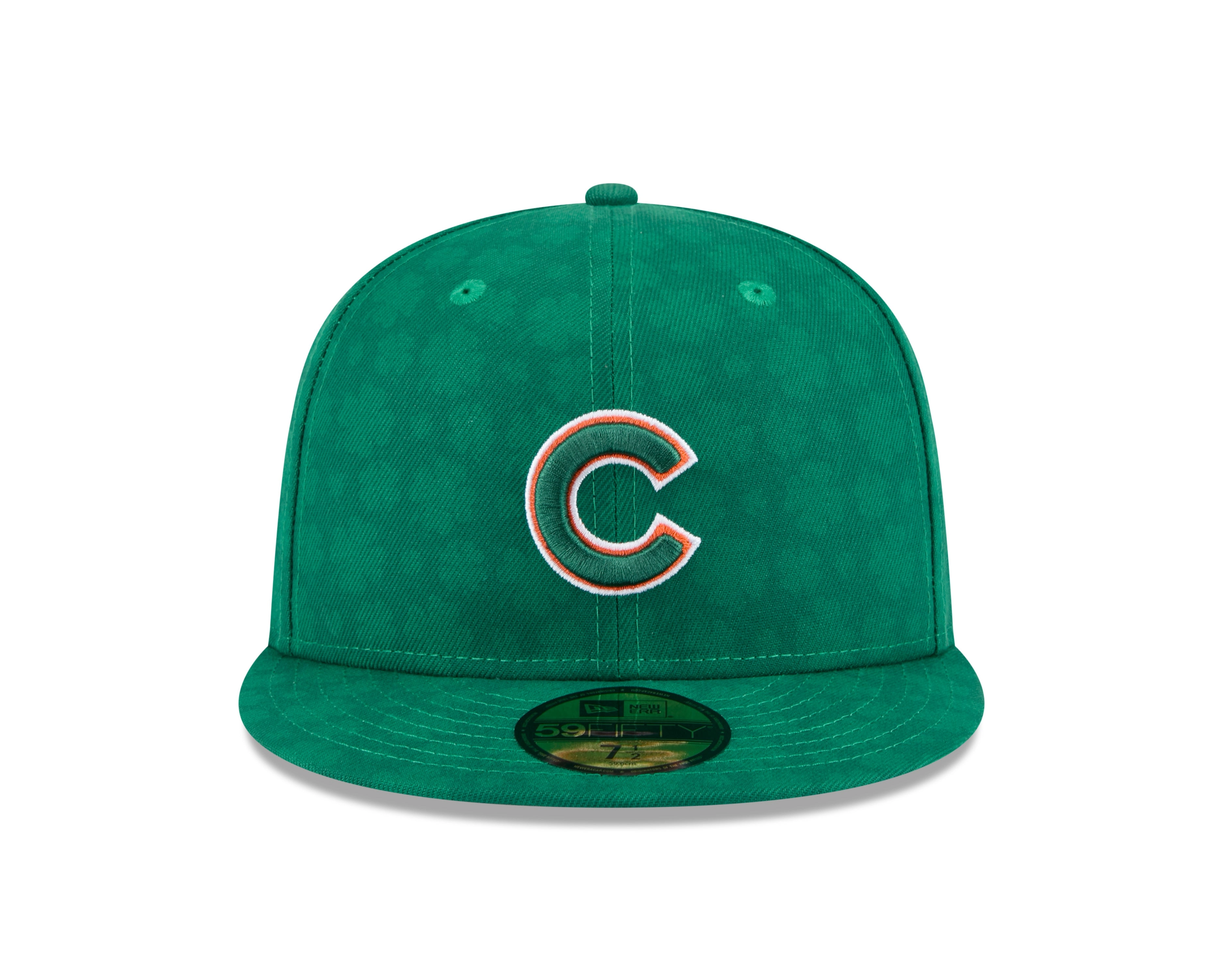 Men's Chicago Cubs New Era Kelly Green 2025 St. Patrick's Day Authentic Collection On-Field 59FIFTY Fitted Hat