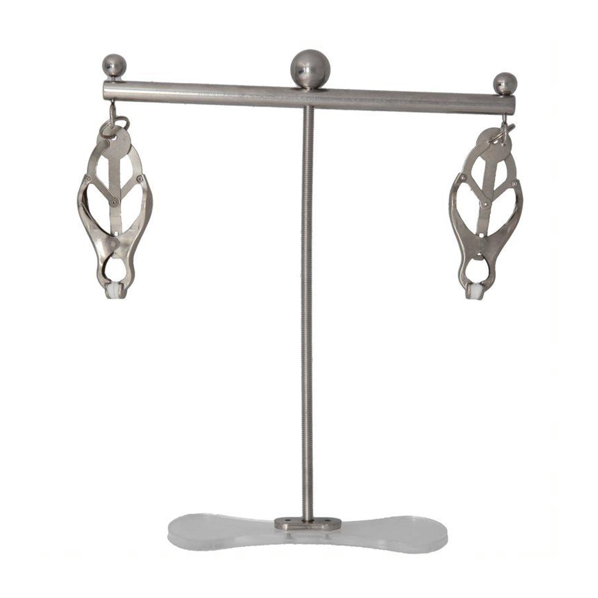 NIPPLE CLAMPS WITH CROSS AND CHEST VICE