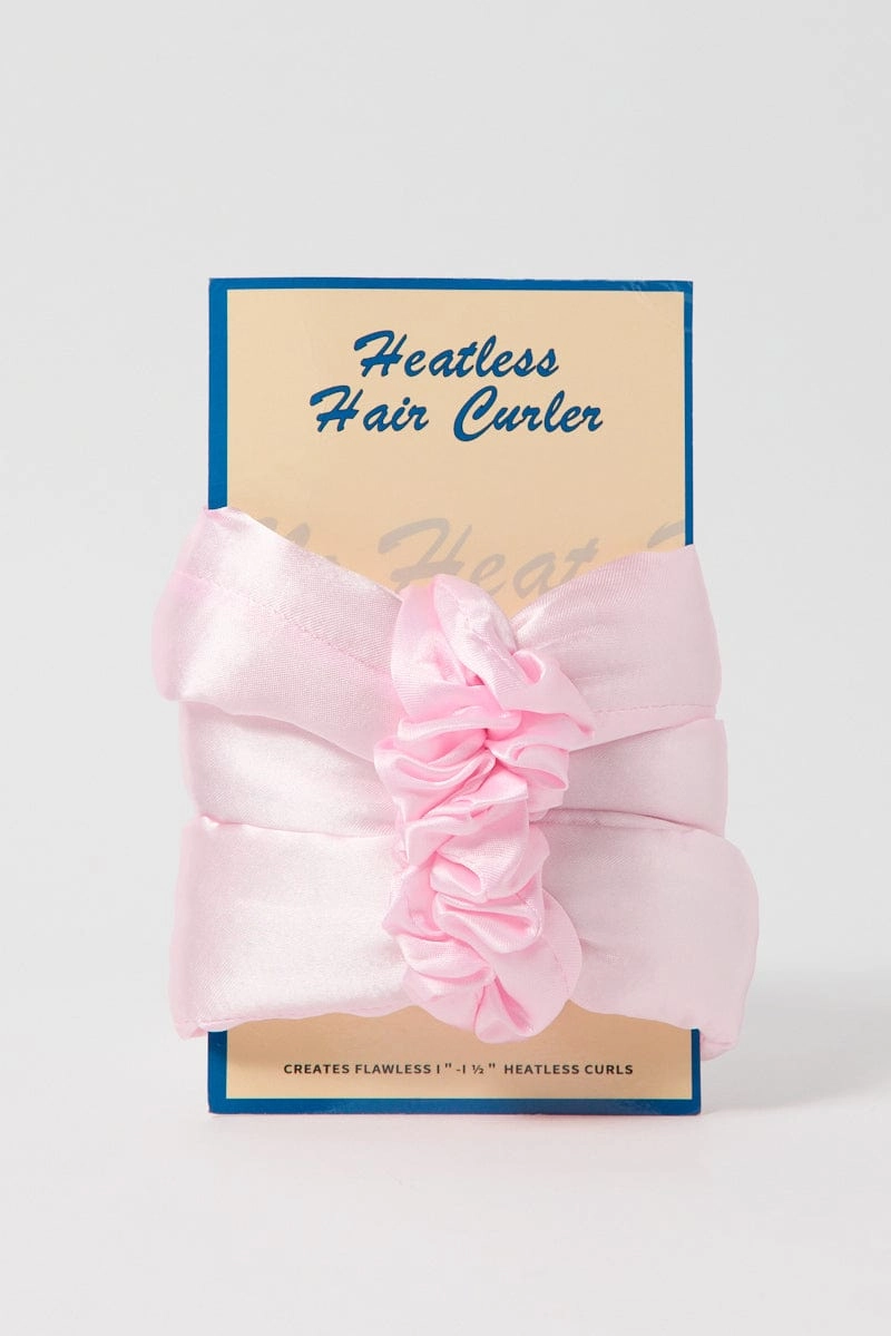 Pink Curling Headbands