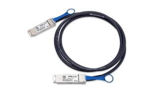 PNY NVIDIA Compatible - InfiniBand cable - QSFP28 to QSFP28 - 10 ft - passive - black PCP1600-E003E26
