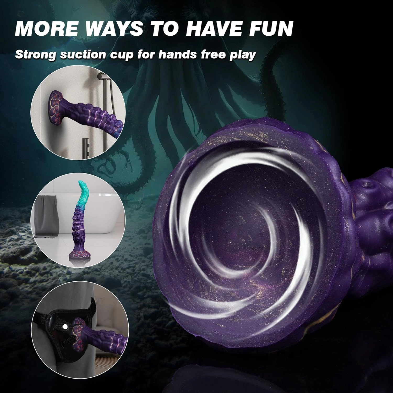 Poseidon Long Dildo Tentacle Dildo - Laphwing