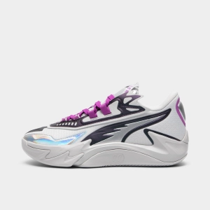 Puma Juniors' Scoot Zeros II "Sterling" Feather Gray / Wild Berry