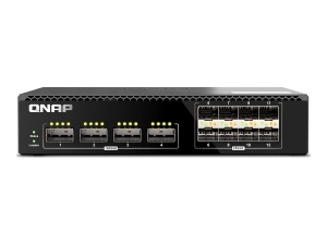 QNAP QSW-M7308R-4X - Switch - managed - 4 x 100 Gigabit QSFP28   8 x 25 Gigabit SFP28 - rack-mountable QSW-M7308R-4X-US