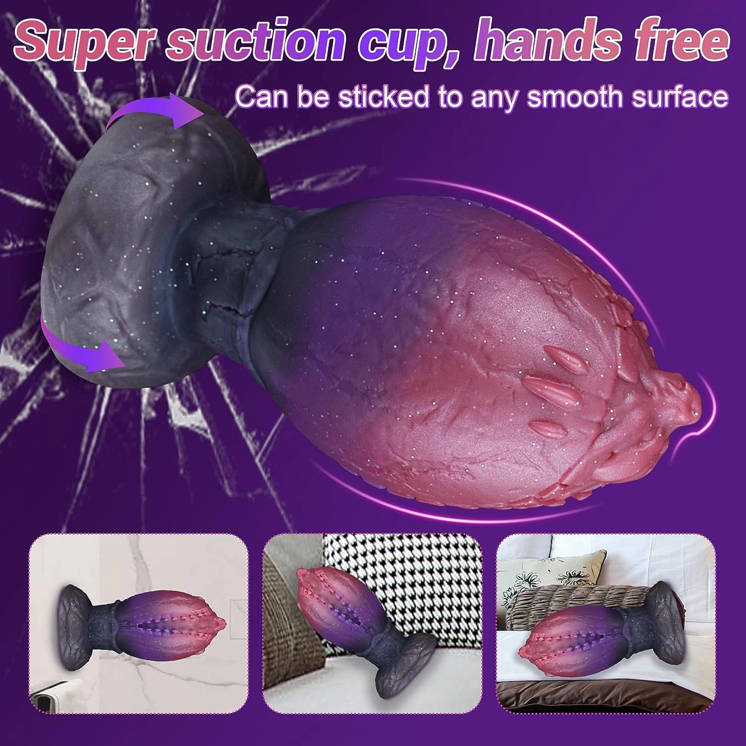 Rafflesia Butt Plug Monster Anal Toys With Zipper-Alike Teeth - Laphwing