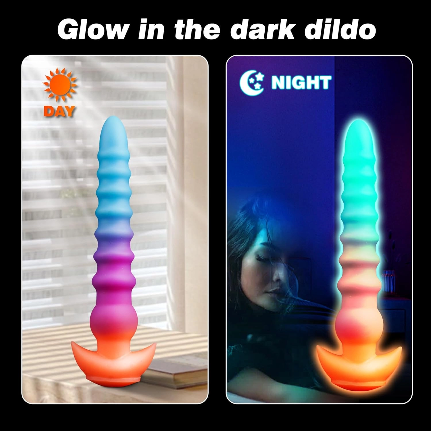 Rainbow Beads Anal Dildo Fantasy Dildo - Laphwing