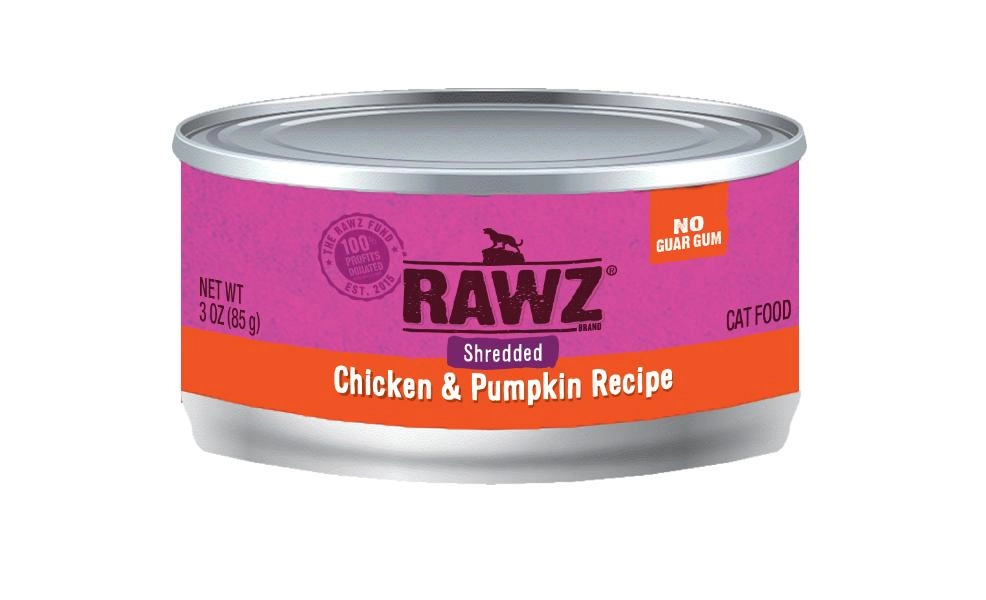 RAWZ Shredded Chicken & Pumpkin Canned Cat Food