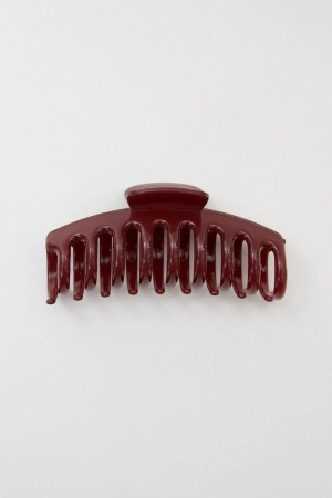 Red Classic Hair Claw Clip