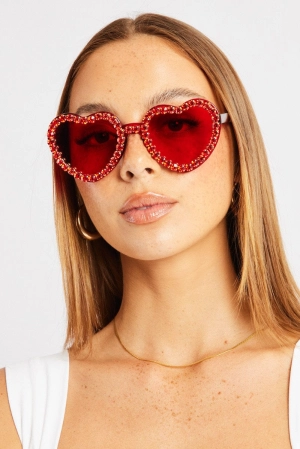 Red Heart Sunglasses