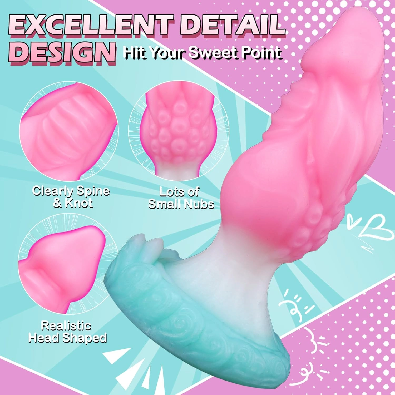 Rooster 7.5 Monster Dildo Fantasy Dildo - Laphwing