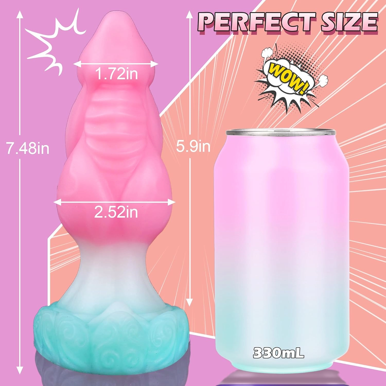 Rooster 7.5 Monster Dildo Fantasy Dildo - Laphwing