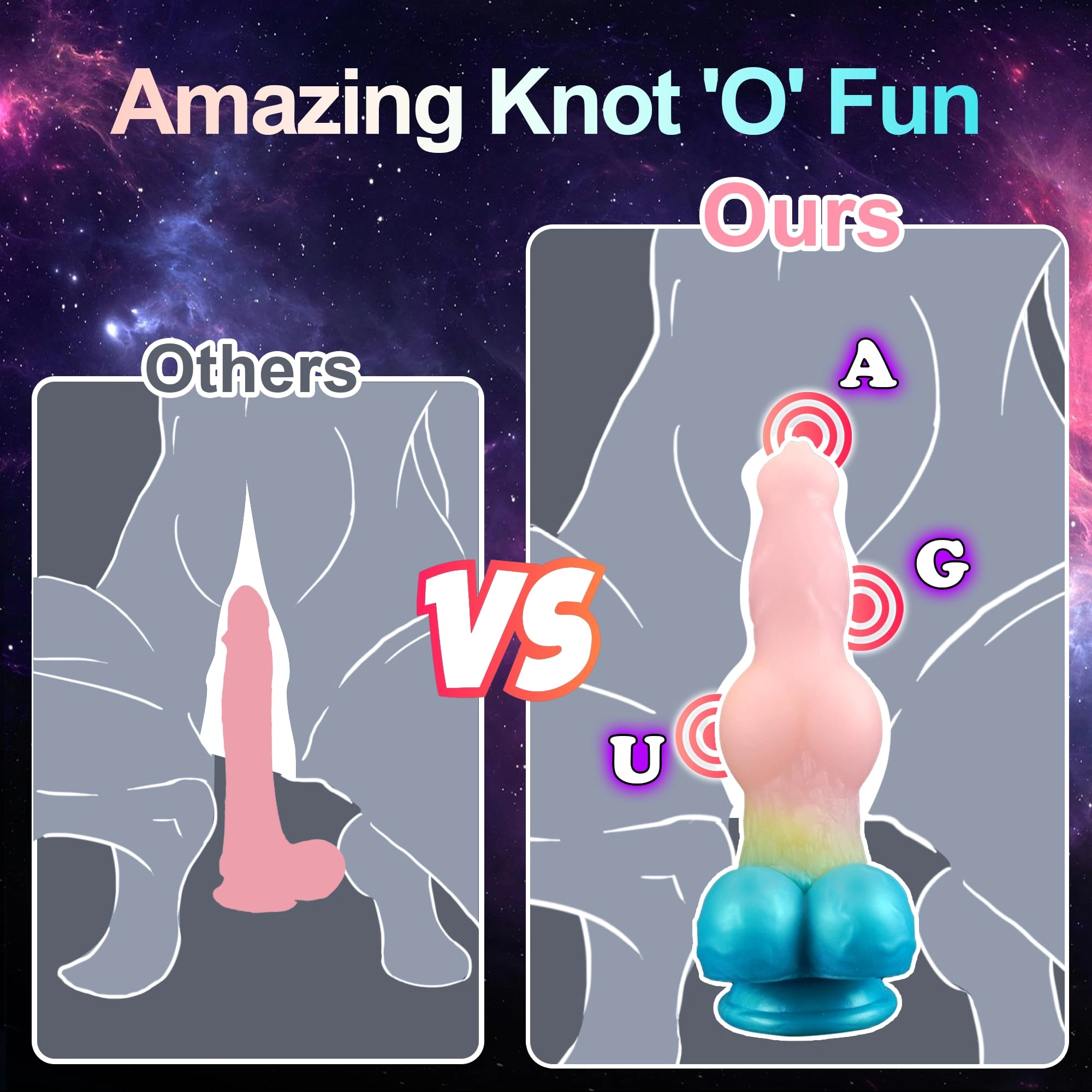 Saion 9.65 Huge Monster Dildo Fantasy With Big Knot - Laphwing