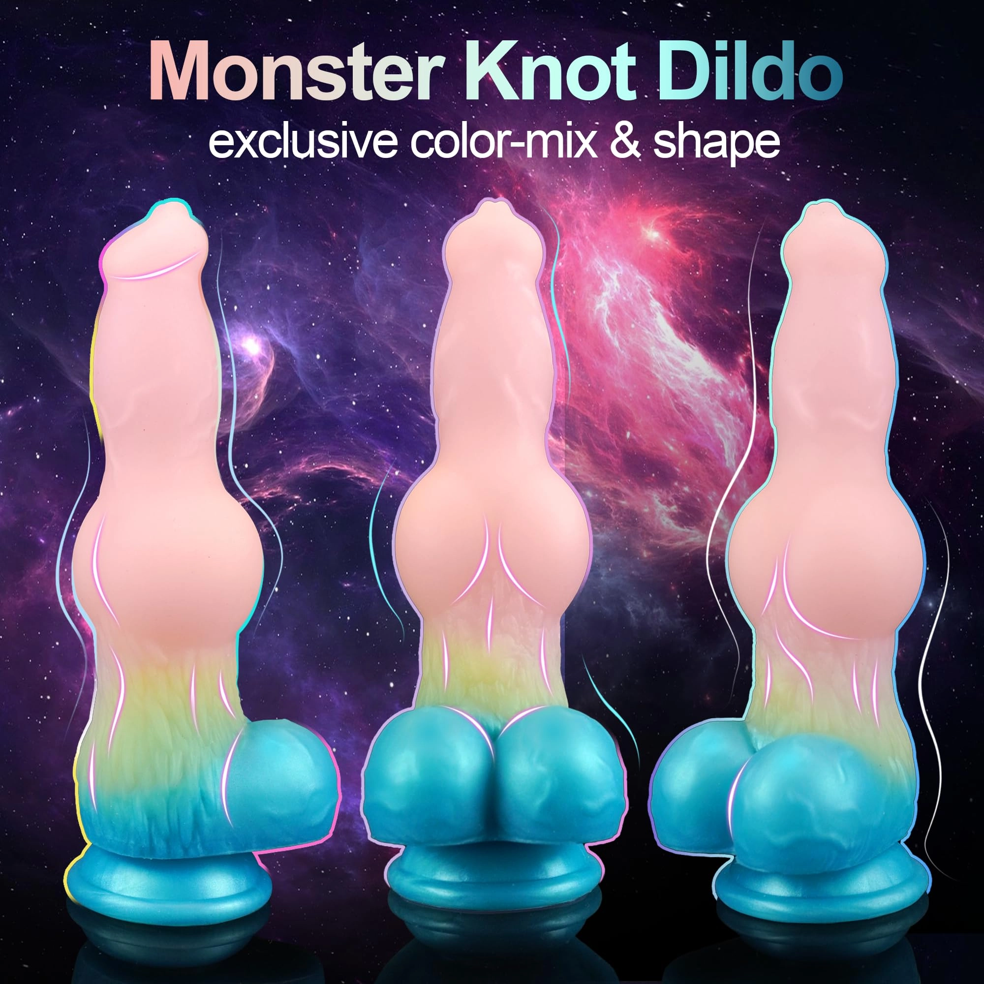 Saion 9.65 Huge Monster Dildo Fantasy With Big Knot - Laphwing