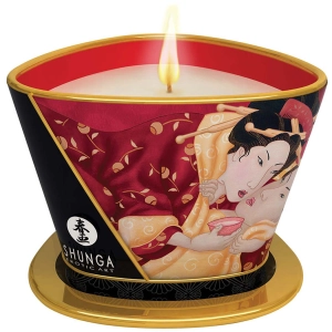 Shunga Massage Candle-Sparkling Strawberry Wine 7oz