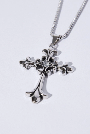 Silver Cross Necklace