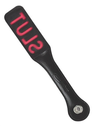 SLUT Leather Impression Paddle