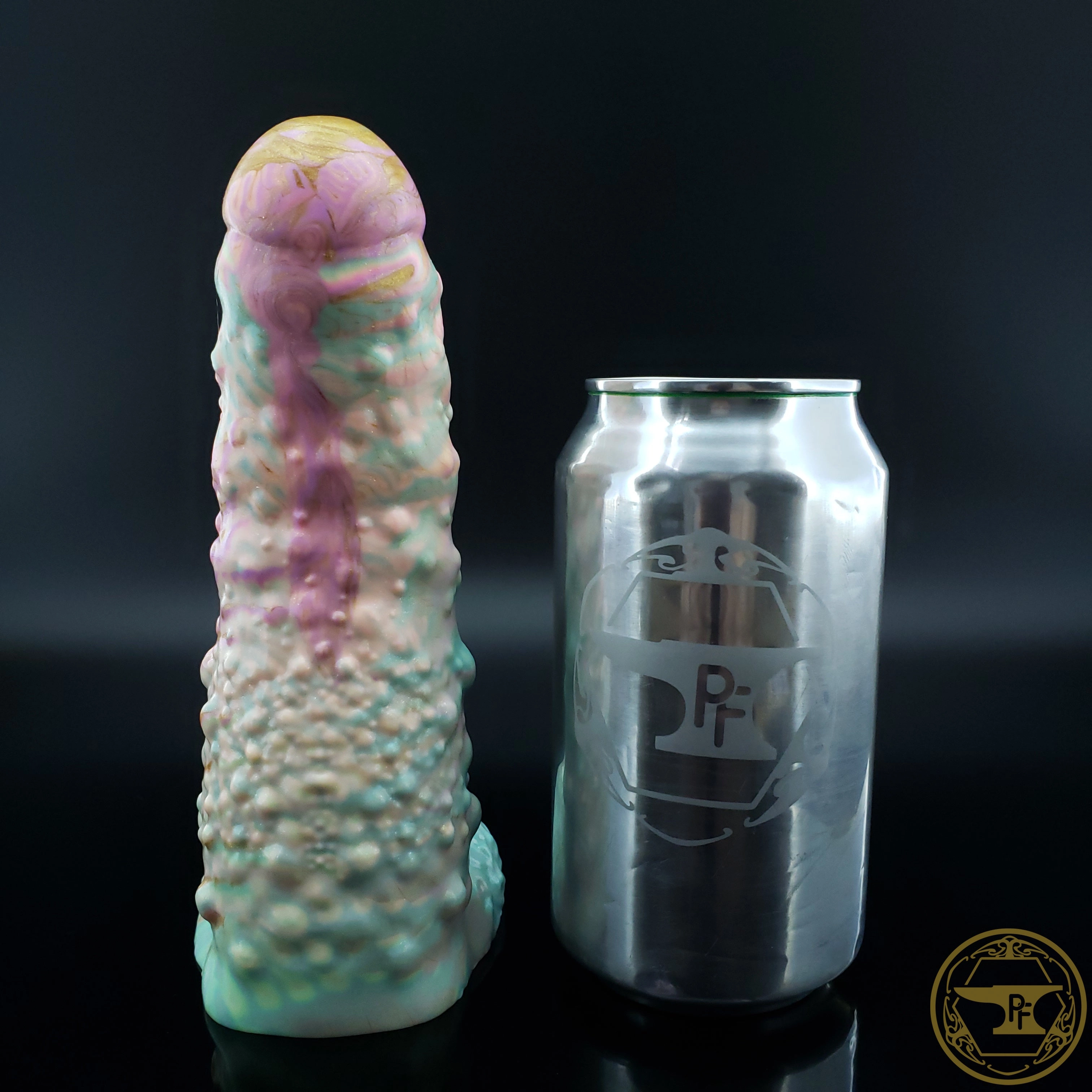 |SOLD OUT| Small Troll, Medium 00-50 Firmness, Golden Vein Pastel Rainbows, 6197