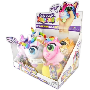 Squish and Squeeze Plush Ball Toy - 12 Pieces Per Retail Ready Display 24086