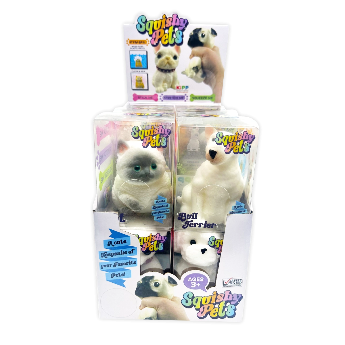 Squishy Pets Keepsake - 12 Pieces Per Retail Ready Display 25820