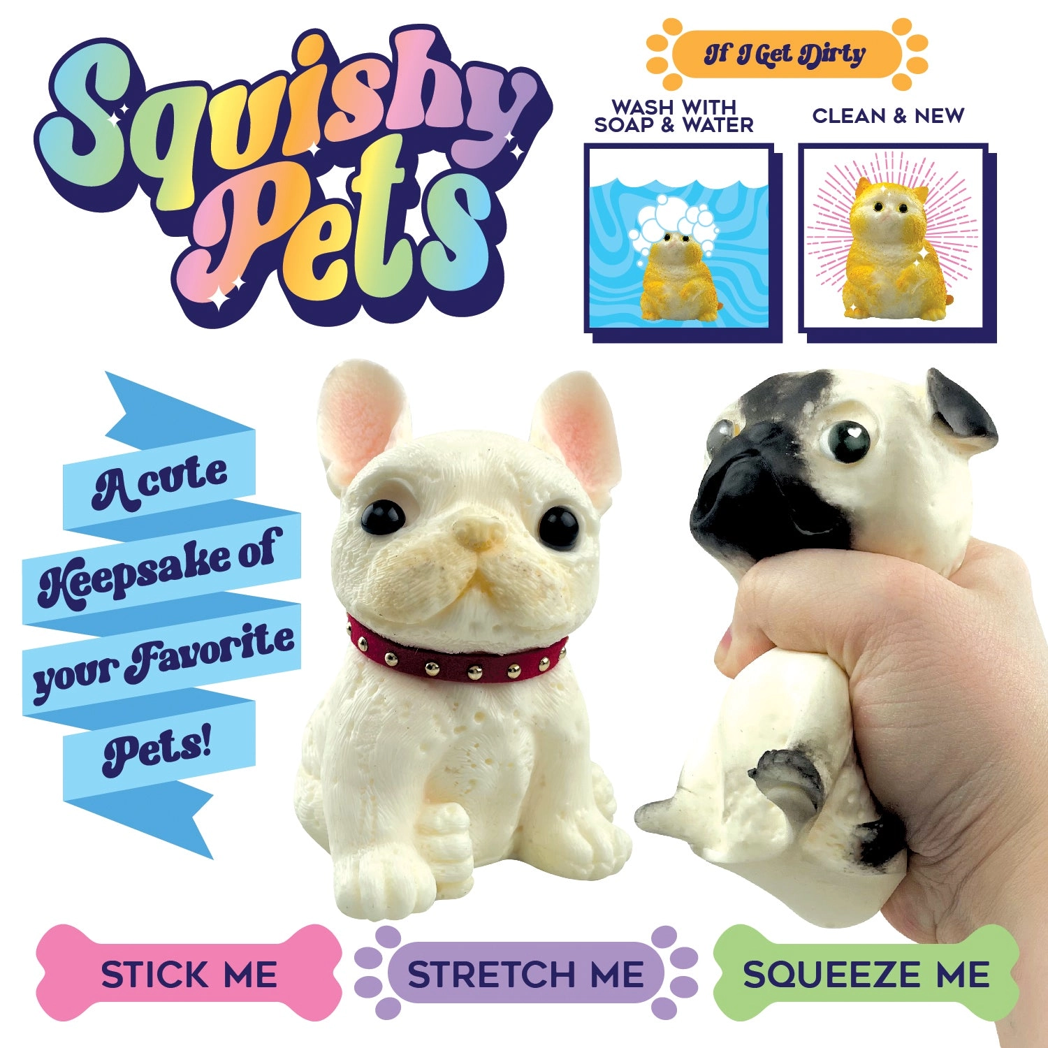Squishy Pets Keepsake - 12 Pieces Per Retail Ready Display 25820